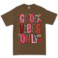 Cacao Good vibes only Valentine's Day Premium Tee - HowdyJamesFarm