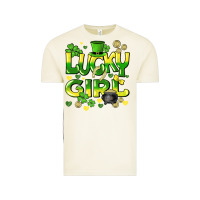 Lucky Girl St. Patricks Day Vintage Tee | Teevron