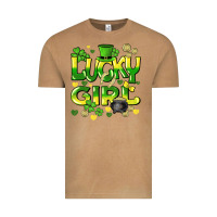 Vintage Camel lucky girl st. patricks day Vintage Tee - HowdyJamesFarm