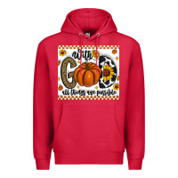 Cardinal With God All Things Are Possible Premium Hoodie - CowhideDigitalArt