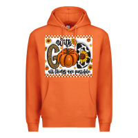 Carrot With God All Things Are Possible Premium Hoodie - CowhideDigitalArt