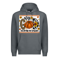 Rock With God All Things Are Possible Premium Hoodie - CowhideDigitalArt