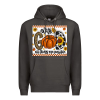 Smoke With God All Things Are Possible Premium Hoodie - CowhideDigitalArt