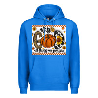 True Royal With God All Things Are Possible Premium Hoodie - CowhideDigitalArt
