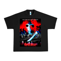 Black Vintage Classic  Horror film Art Characters Mens Womens Urban Heavy Tee - maiPhamDesign