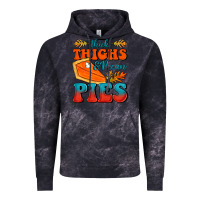 Cloud Black Thick Thighs&Pecan Pies Vintage Hoodie - FaDigitalArtStudio
