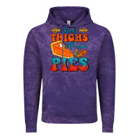 Cloud Purple Thick Thighs&Pecan Pies Vintage Hoodie - FaDigitalArtStudio