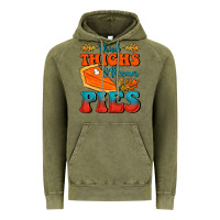 Vintage Olive Thick Thighs&Pecan Pies Vintage Hoodie - FaDigitalArtStudio