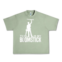 Oil Green this is my boomstick shotgun chainsaw dead evil halloween tank top Urban Heavy Tee - maiPhamDesign
