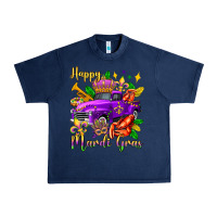 Navy happy mardi gras truck olivia Urban Heavy Tee - OliviaCreatesArt