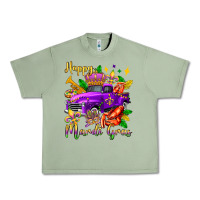 Happy Mardi Gras Truck Olivia Urban Heavy Tee | Teevron