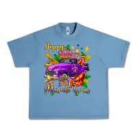 Pebble Blue happy mardi gras truck olivia Urban Heavy Tee - OliviaCreatesArt