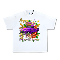 White happy mardi gras truck olivia Urban Heavy Tee - OliviaCreatesArt