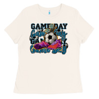 Bone Game day soccer Ladies Tee - HowdyJamesFarm
