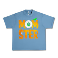 Pebble Blue womens momster tshirt halloween scary costume mom t shirt Urban Heavy Tee - maiPhamDesign