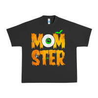 Pigment Black womens momster tshirt halloween scary costume mom t shirt Urban Heavy Tee - maiPhamDesign