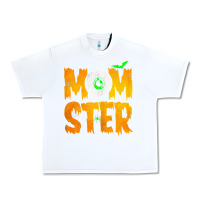 White womens momster tshirt halloween scary costume mom t shirt Urban Heavy Tee - maiPhamDesign