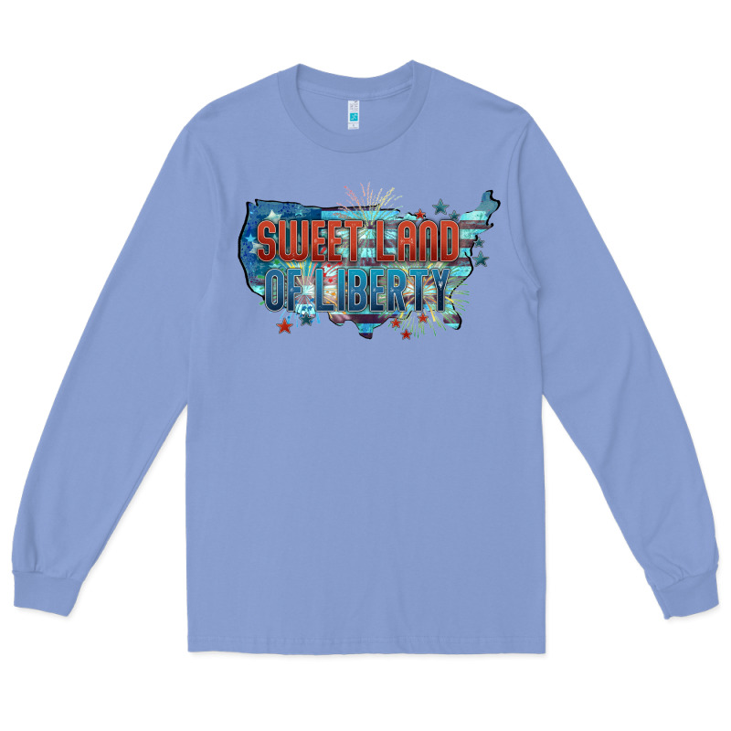 Sweet Land Of Liberty Long Sleeve Tee by FaDigitalArtStudio | Teevron