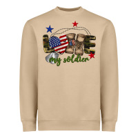 Mushroom Love My Soldier Heavyweight Sweatshirt - BarkalooDesign