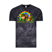 Cloud Black St. Patrick's Day Elf with elements Vintage Tee - HowdyJamesFarm