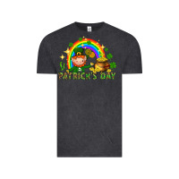 Vintage Black St. Patrick's Day Elf with elements Vintage Tee - HowdyJamesFarm