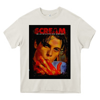 Cream Billy Loomis Horror Art Gifts Heavy Core Tee - maiPhamDesign