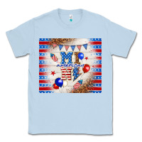 Dusty Blue American mini Classic Tee - TumblerDesignByShophia