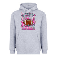 Heather Grey in october we wear pink and watch football Heavyweight Hoodie - AdoDesignShop