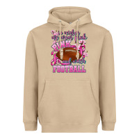 Mushroom in october we wear pink and watch football Heavyweight Hoodie - AdoDesignShop
