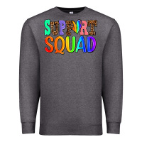 Charcoal Heather support squad Premium Sweatshirt - AdoDesignShop