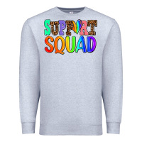 Heather Grey support squad Premium Sweatshirt - AdoDesignShop