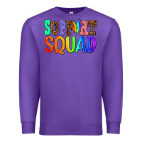 Purple support squad Premium Sweatshirt - AdoDesignShop