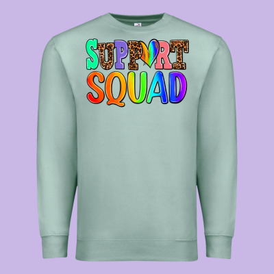 Support Squad Premium Sweatshirt Designed By Adodesignshop