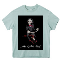 Arona Saw I Want To Play A Game Picture Heavy Core Tee - maiPhamDesign