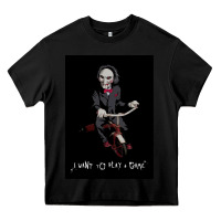 Black Saw I Want To Play A Game Picture Heavy Core Tee - maiPhamDesign