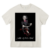 Saw I Want To Play A Game Picture Heavy Core Tee | Teevron