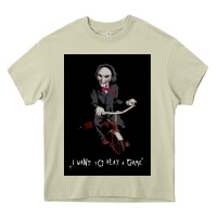 Mossy Saw I Want To Play A Game Picture Heavy Core Tee - maiPhamDesign