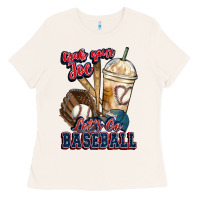 Bone Grab your joe lets go baseball Ladies Tee - HowdyJamesFarm