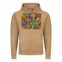 Vintage Camel mardi gras plaid purple glitter background Vintage Hoodie - FaDigitalArtStudio