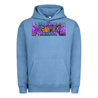 Pigment Pebble Blue it s spooky season Urban Hoodie - JahusDesignShop
