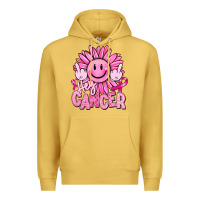 Antique Gold hey cancer smiley face breast cancer Premium Hoodie - RanaPortraitStore
