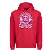 Cardinal hey cancer smiley face breast cancer Premium Hoodie - RanaPortraitStore