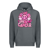 Rock hey cancer smiley face breast cancer Premium Hoodie - RanaPortraitStore
