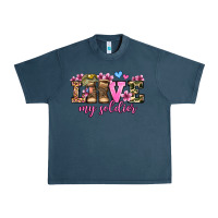 Midnight Navy love my soldier olivia Urban Heavy Tee - OliviaCreatesArt