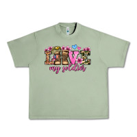 Oil Green love my soldier olivia Urban Heavy Tee - OliviaCreatesArt