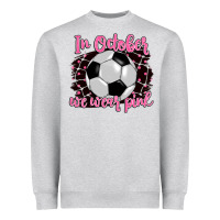 Heather Grey in october we wear pink soccer Heavyweight Sweatshirt - BarkalooDesign