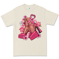 Bone Cancer high heels Cancer Awareness Premium Tee - HowdyJamesFarm