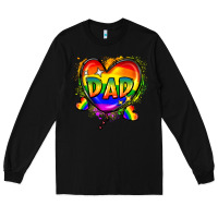 Black Dad pride Long Sleeve Tee - FaDigitalArtStudio