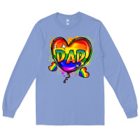Colony Blue Dad pride Long Sleeve Tee - FaDigitalArtStudio