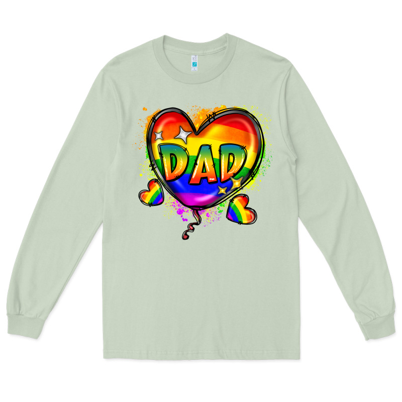 Dad Pride Long Sleeve Tee by FaDigitalArtStudio | Teevron